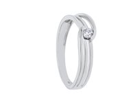 Anello Babila Milano Donna in Oro bianco Diamante 225755 BABILA